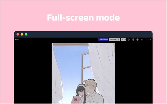 Full-screen mode