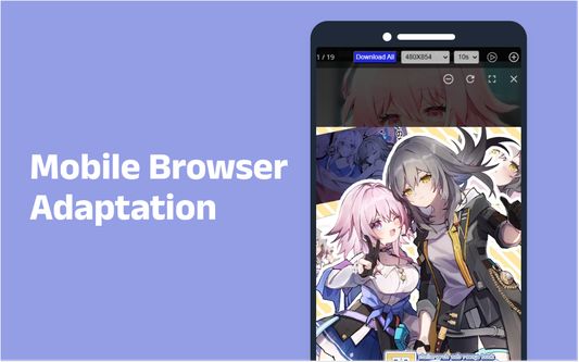 Mobile Adaptation, Suitable for cell phones and tablets