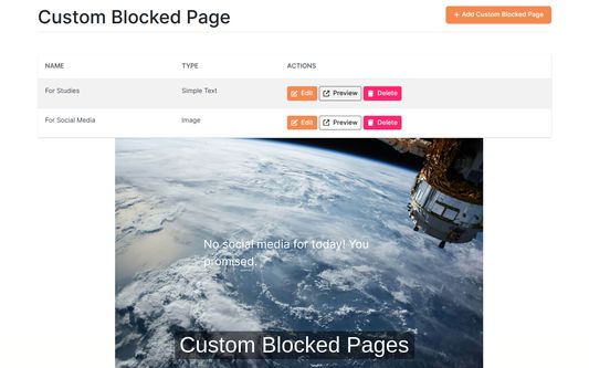 Multiple Blocked Page