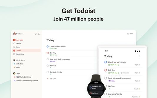 Get Todoist and join 47 million people!