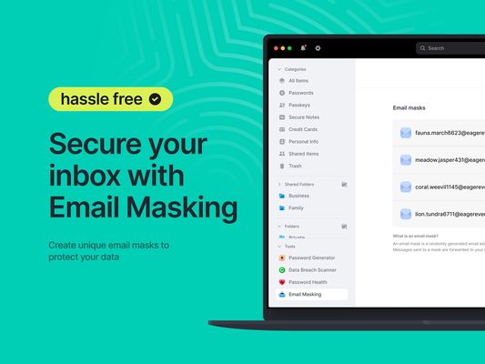 Secure your inbox with Email Masking