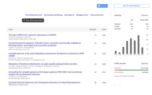 "Run ScholarLens" button is provided instead of automatic scraping to not hinder the browsing experience.