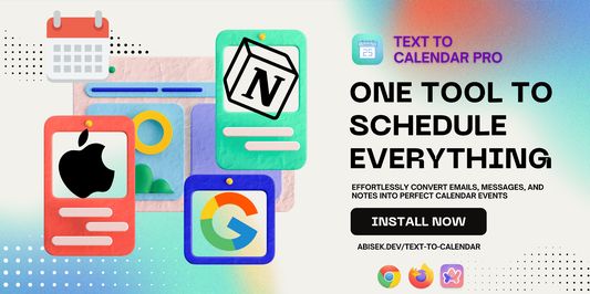Banner Image for Text to Calendar converter