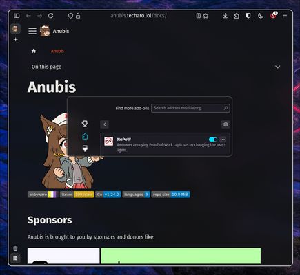 With NoPoW on (and NoScript on!)