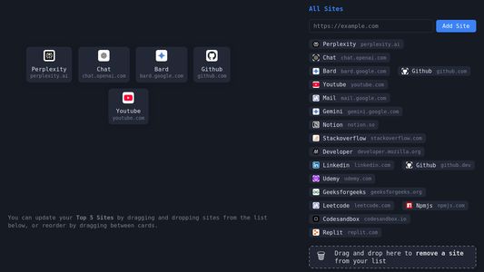 Organize and Access Your Favorite Websites Instantly