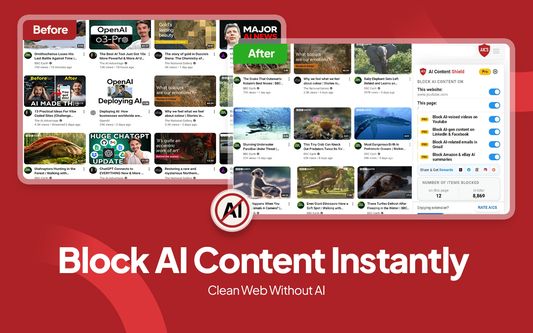 AI Content Shield - Block AI Content on YouTube