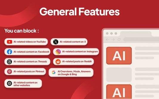 AI Content Shield General Features