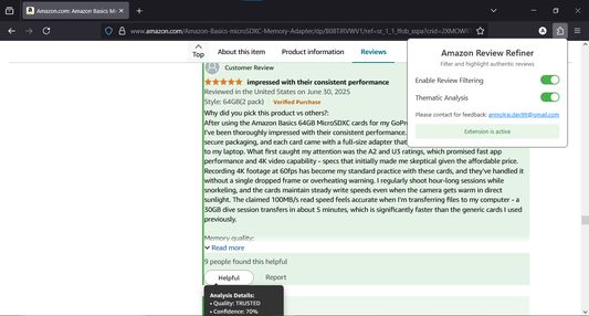 Only authentic, high-quality reviews are highlighted.