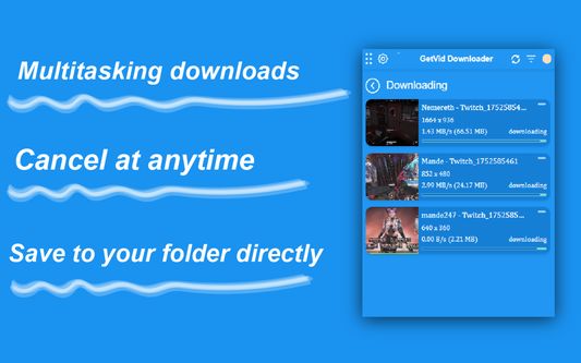 Multitasking Downloads
