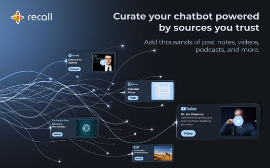 Curate your chatbot powered by sources you trust