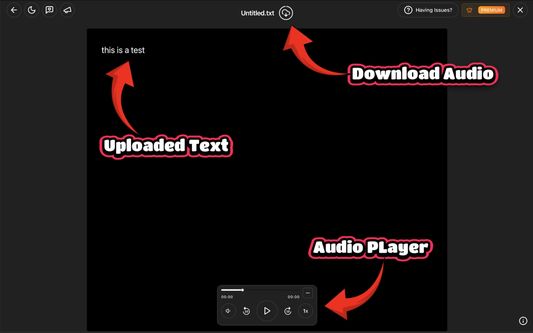 Listening view in gpt reader