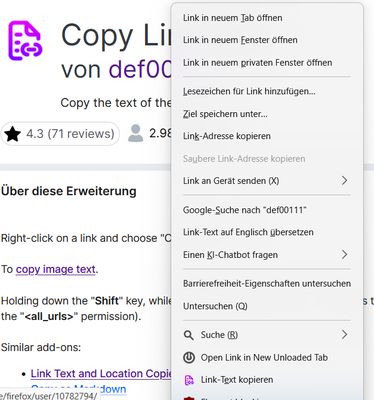 The add-on in action.