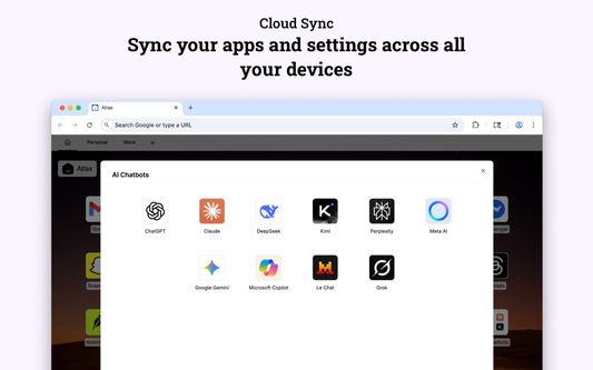 Cloud Sync - Sync your apps and settings across all your devices