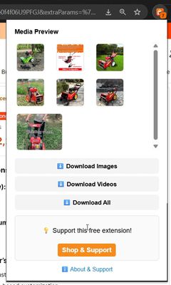 Preview Images on Addon Clicked