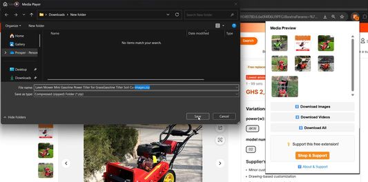 Downloading only images