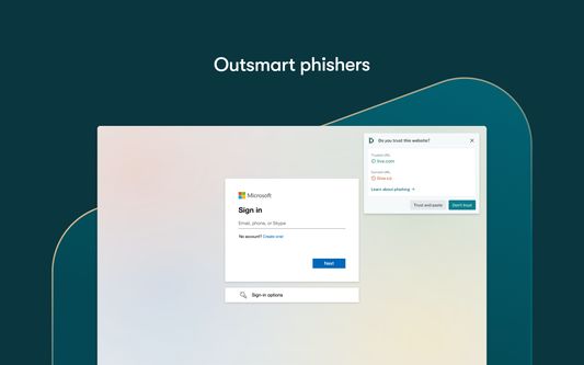 Outsmart phishers