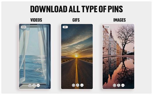 Multiple Options for Downloading Pinterest Content