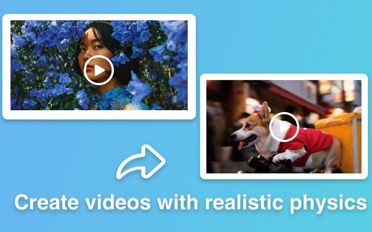 Create videos with realistic physics