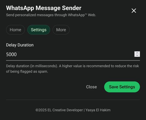 Premium Version - Settings.