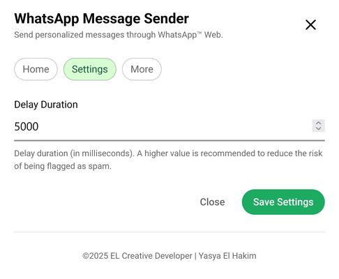 Free Version - Settings.