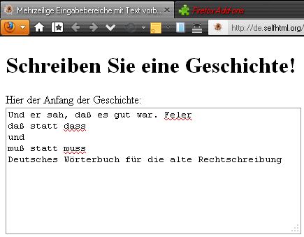 spell-checking according to the old German spelling standards